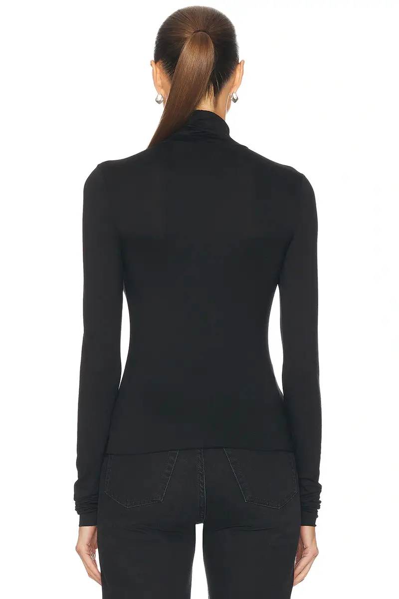 ÉTERNE Fitted Turtleneck Top | Thumbnail 3