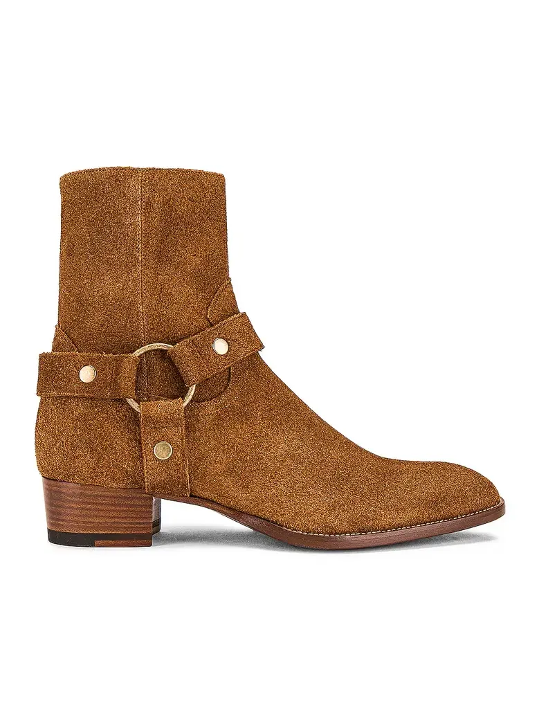 Saint Laurent Wyatt Leather Boot