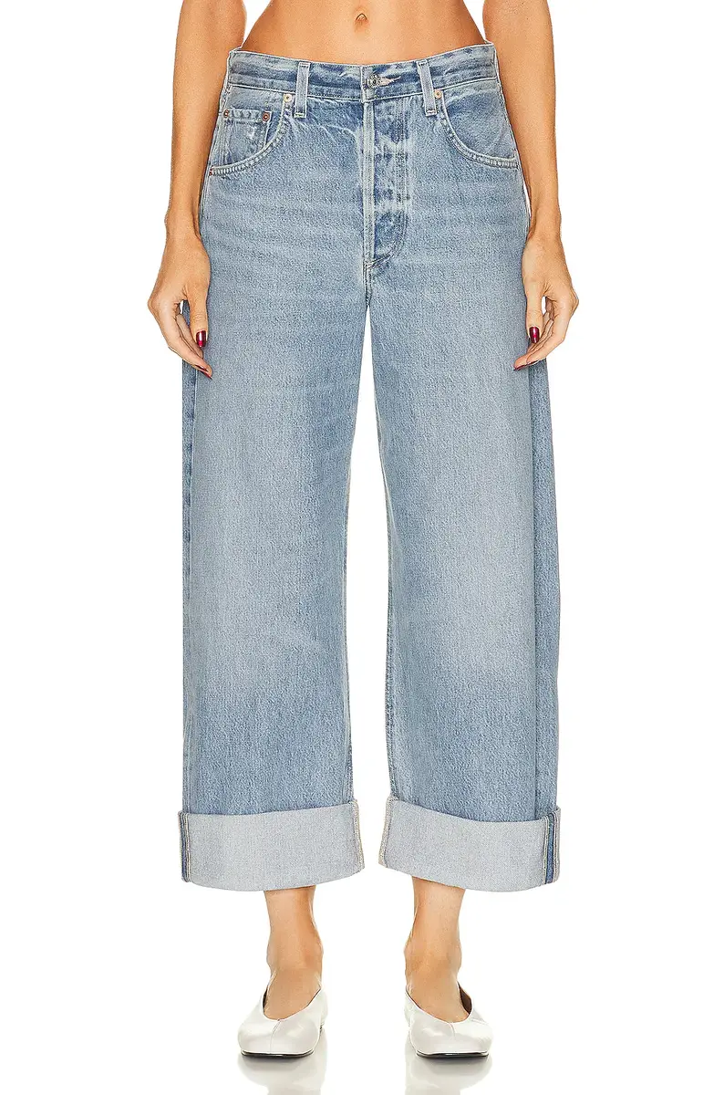 Citizens of Humanity Ayla Baggy Cuffed Crop Jeans | Thumbnail 3