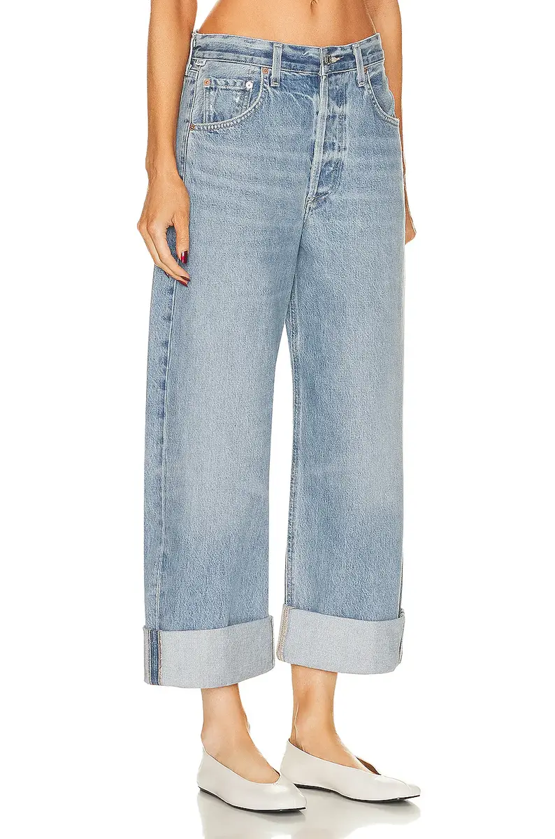 Citizens of Humanity Ayla Baggy Cuffed Crop Jeans | Thumbnail 4