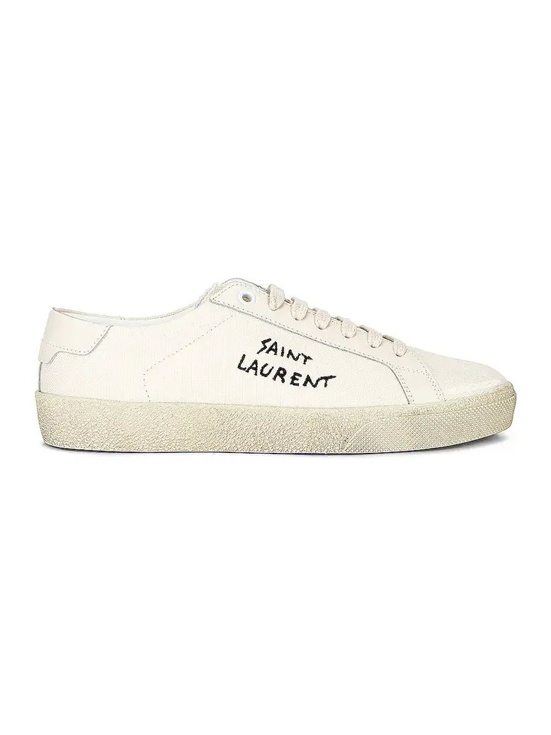 Saint Laurent Embroidered Sneakers