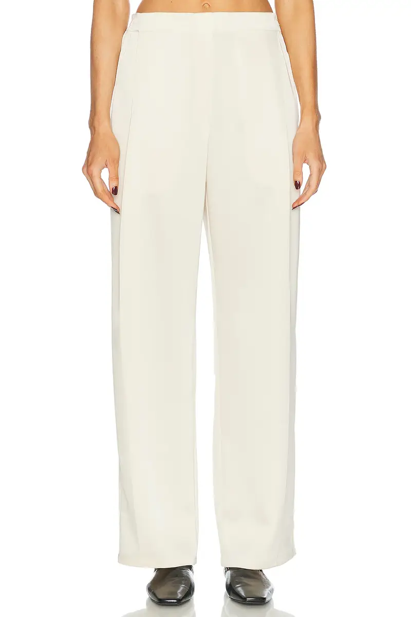 LESET Barb Pleated High Waist Pant