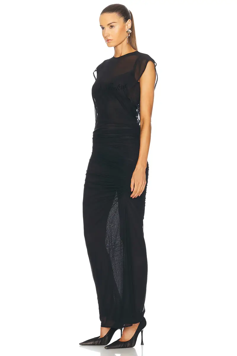 Jean Paul Gaultier Velvet Flock Long Dress | Thumbnail 3