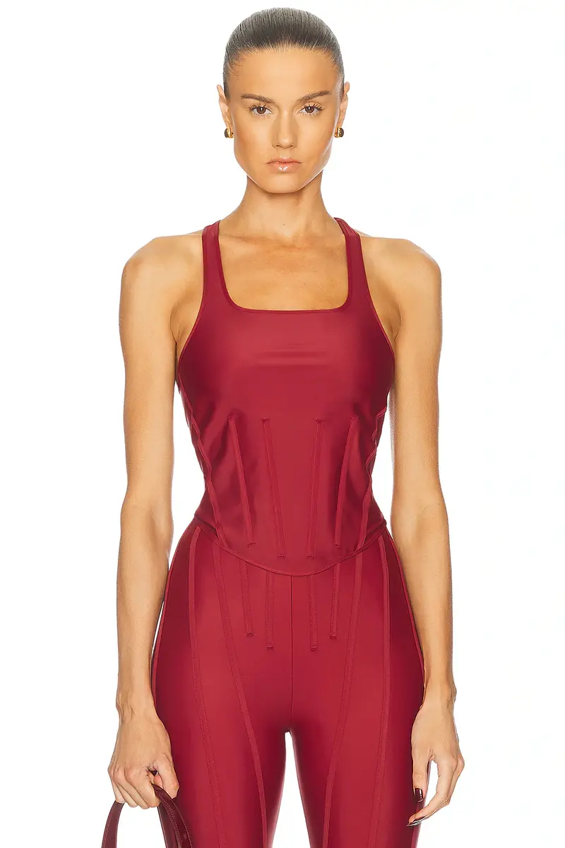 Mugler Corset Tank Top | Image 1 Mugler Corset Tank Top | Image 1