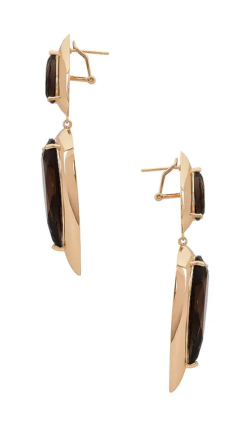 Lili Claspe Imara Smoke Quartz Earrings | Thumbnail 2
