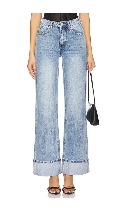 superdown Lulu Cuffed Jeans | Image 1 superdown Lulu Cuffed Jeans | Image 1