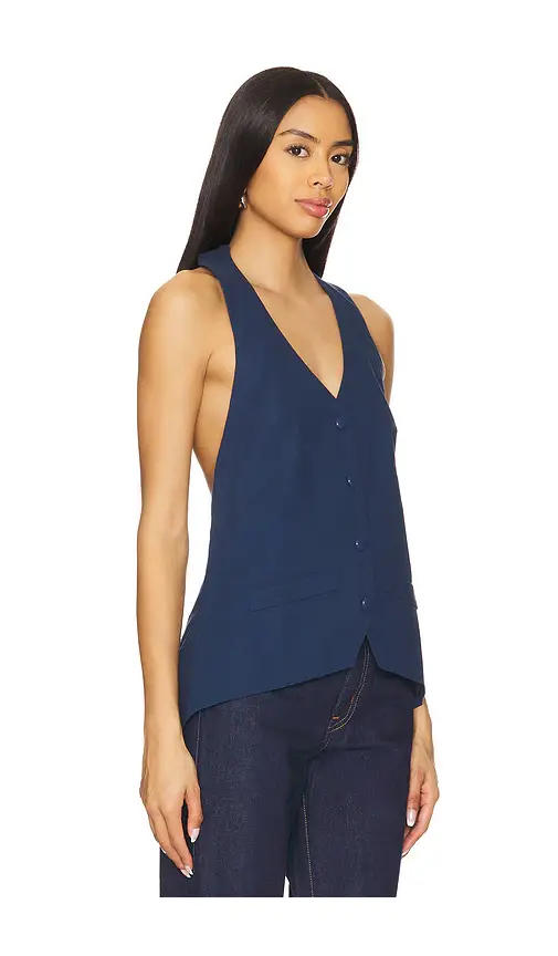 ALL THE WAYS Rhae Open Back Vest | Thumbnail 2
