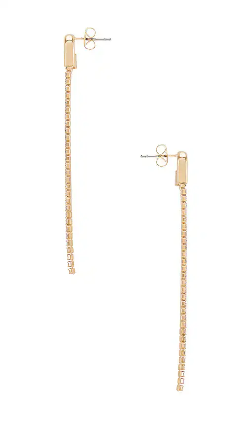 Ettika Double Chain Drop Earring | Thumbnail 2 Ettika Double Chain Drop Earring | Thumbnail 2