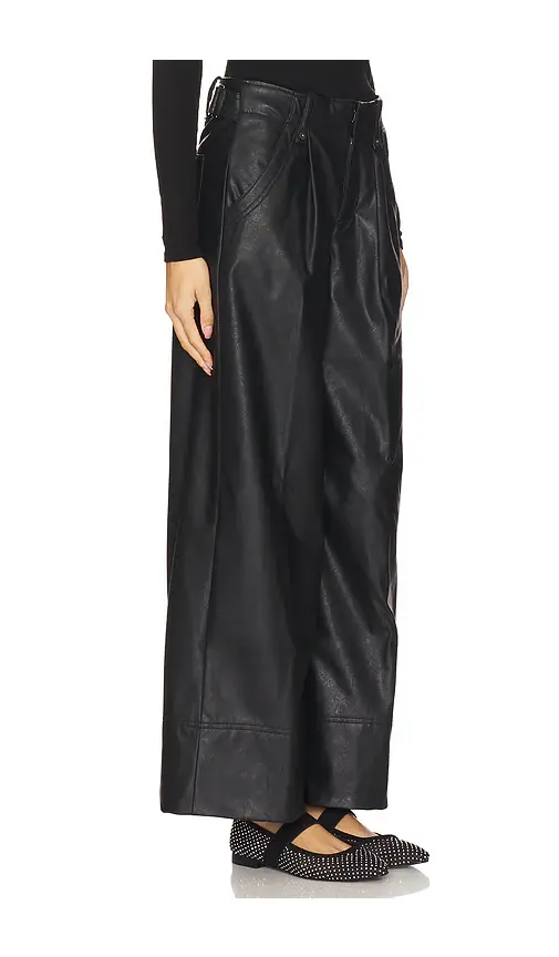 Free People x REVOLVE Afton Faux Leather Trouser | Thumbnail 2 Free People x REVOLVE Afton Faux Leather Trouser | Thumbnail 2