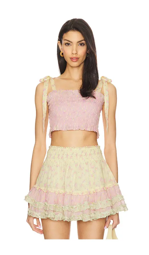 LoveShackFancy Corbin Top | Image 1 LoveShackFancy Corbin Top | Image 1