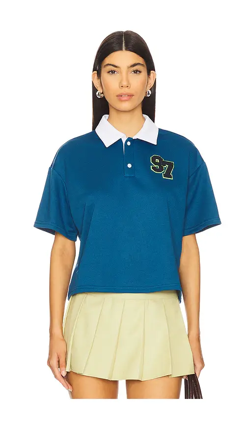 superdown Alinia Polo Top | Image 1 superdown Alinia Polo Top | Image 1
