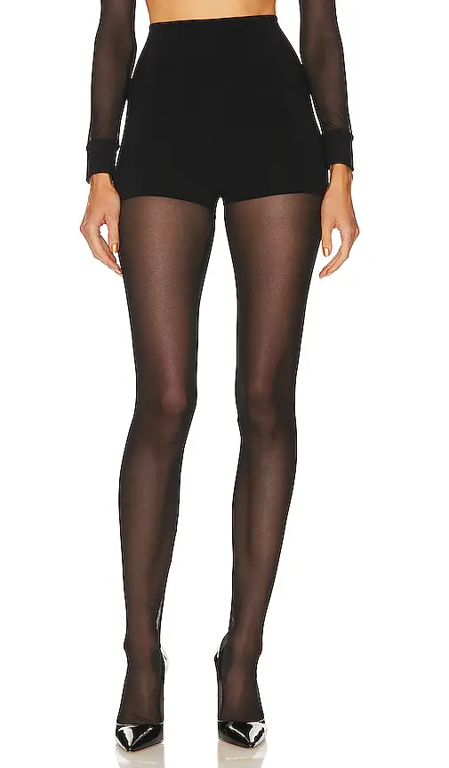 Norma Kamali x REVOLVE Legging With Mesh Bottom Footsie | Image 1 Norma Kamali x REVOLVE Legging With Mesh Bottom Footsie | Image 1