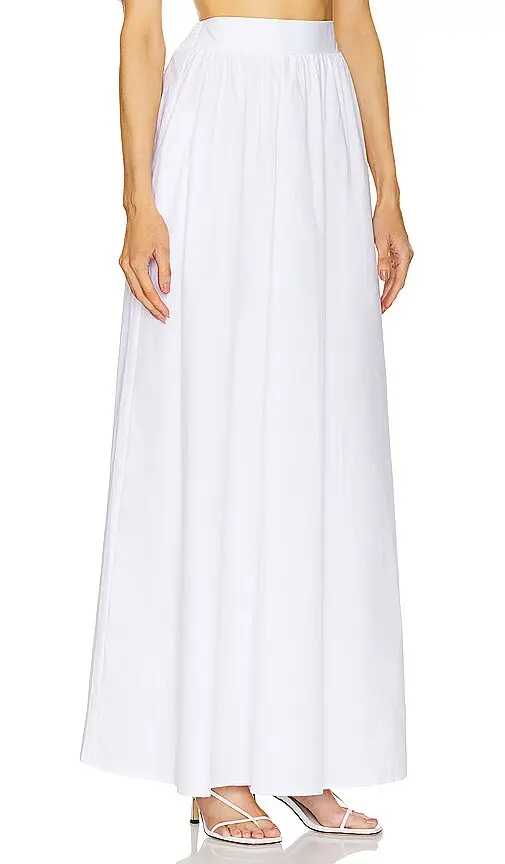Susana Monaco Long Poplin Skirt | Thumbnail 2