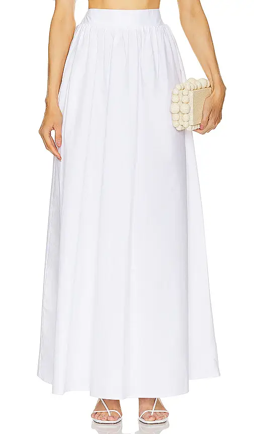 Susana Monaco Long Poplin Skirt | Image 1 Susana Monaco Long Poplin Skirt | Image 1