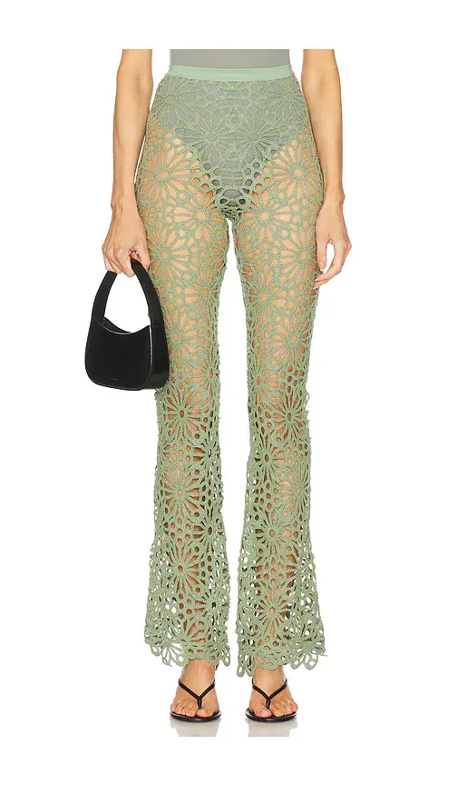 Norma Kamali Boot Pant Without Waistband | Image 1 Norma Kamali Boot Pant Without Waistband | Image 1