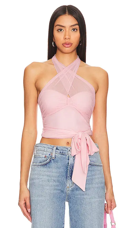 Charlize Halter Top