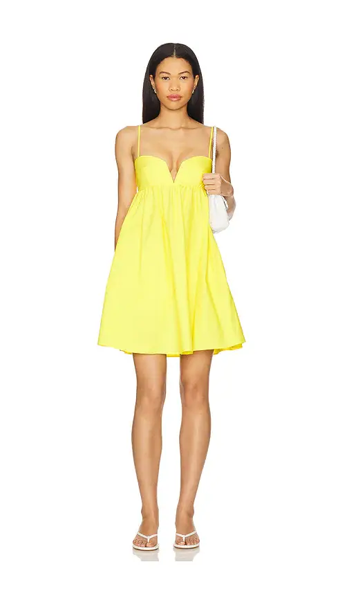 Susana Monaco Poplin Lace Up Back V Wire Dress | Image 1 Susana Monaco Poplin Lace Up Back V Wire Dress | Image 1