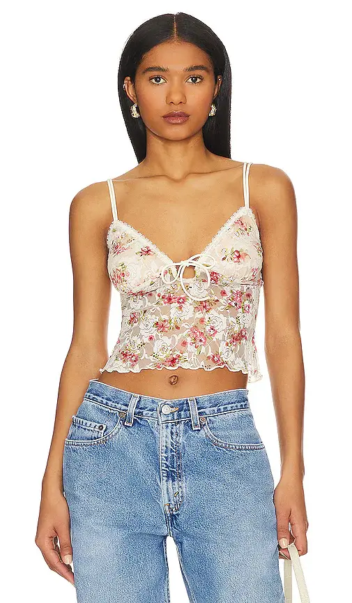 MORE TO COME Fia Lace Cami Top