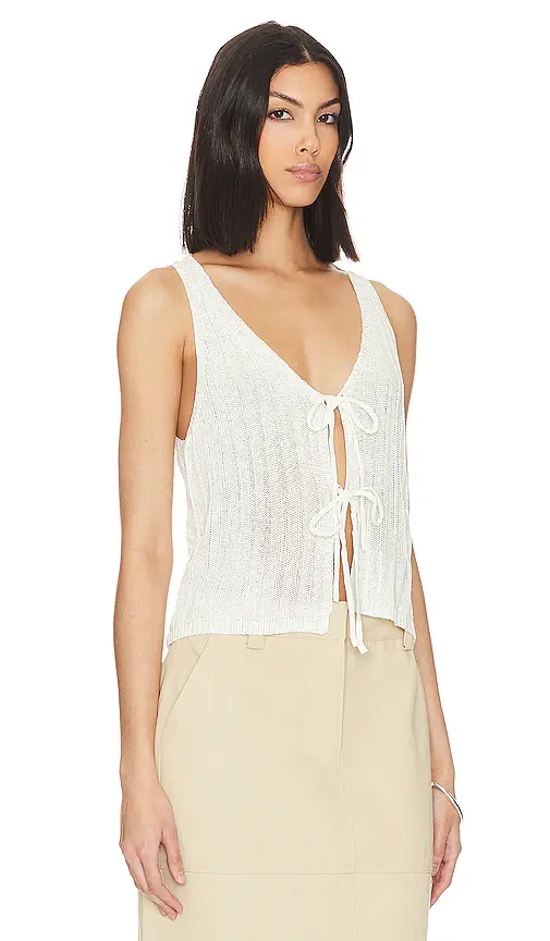 MORE TO COME Anaya Tie Front Top | Thumbnail 2 MORE TO COME Anaya Tie Front Top | Thumbnail 2
