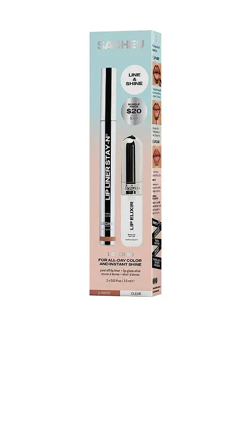 Sacheu Lip Liner STAY-N & Lip Elixir Bundle Line & Shine | Thumbnail 2 Sacheu Lip Liner STAY-N & Lip Elixir Bundle Line & Shine | Thumbnail 2
