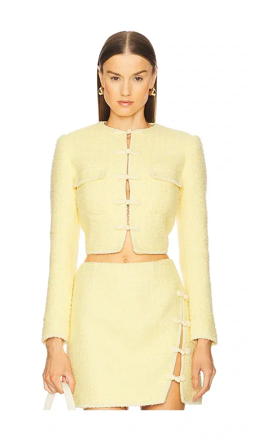 SAU LEE Abbie Tweed Jacket | Image 1 SAU LEE Abbie Tweed Jacket | Image 1
