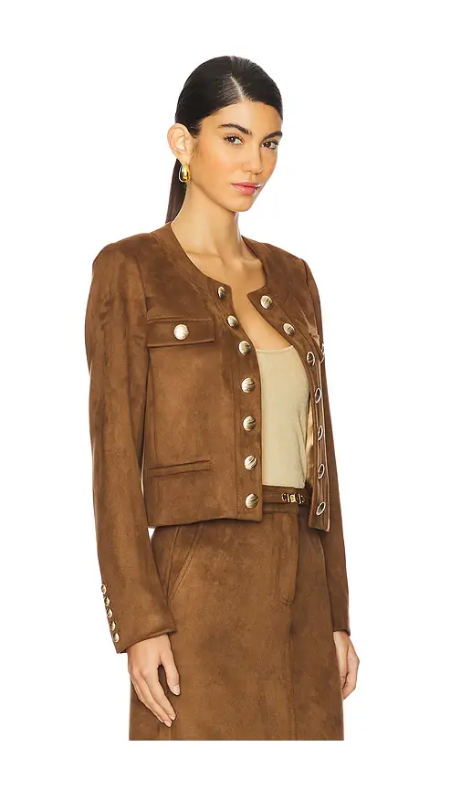 Generation Love Karson Faux Suede Jacket | Thumbnail 2