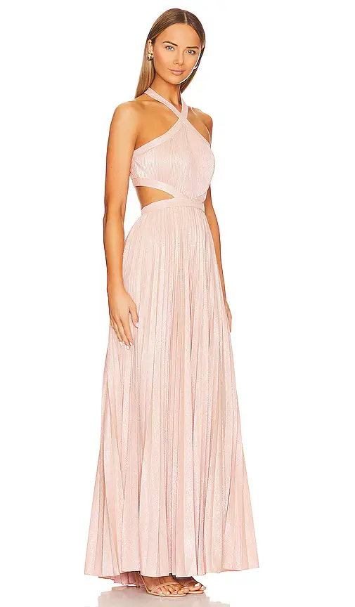 BCBGMAXAZRIA Metallic Evening Gown | Thumbnail 2
