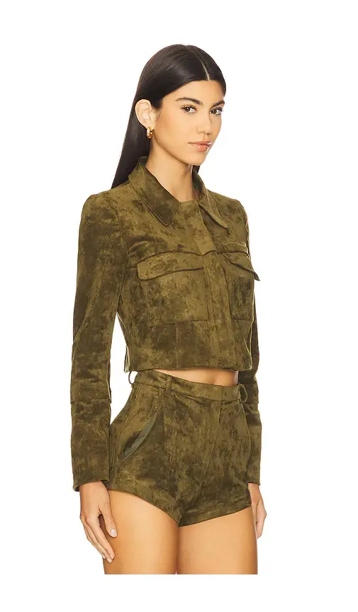 Amanda Uprichard x REVOLVE Lucas Suede Jacket | Thumbnail 2 Amanda Uprichard x REVOLVE Lucas Suede Jacket | Thumbnail 2