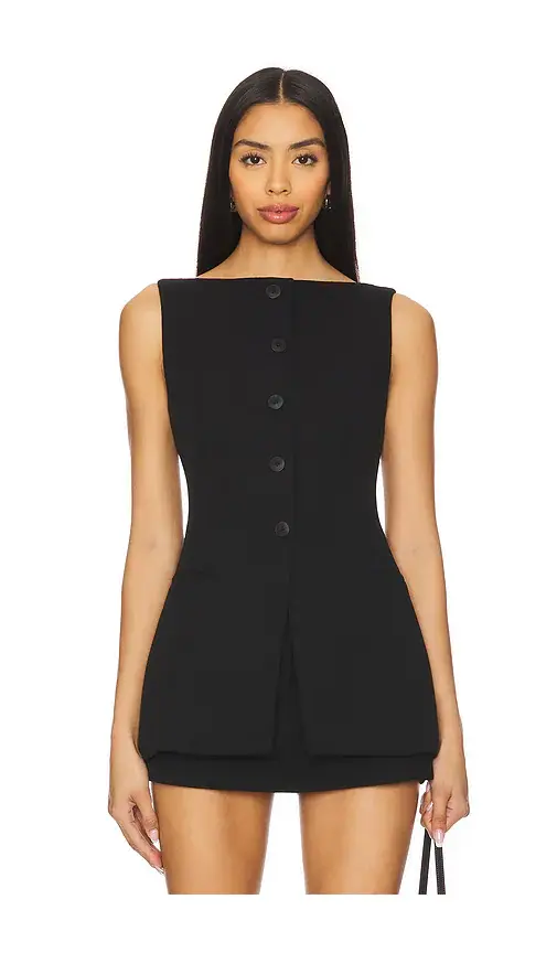 EAVES Lyla Vest Top | Image 1 EAVES Lyla Vest Top | Image 1