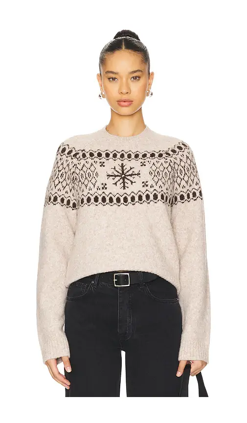Lovers and Friends Josette Fairisle Sweater | Image 1 Lovers and Friends Josette Fairisle Sweater | Image 1