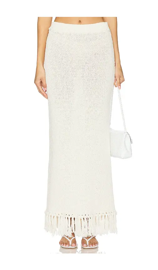 Lauryn Knit Fringe Skirt Lauryn Knit Fringe Skirt