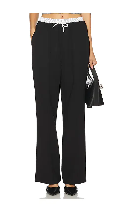 4th & Reckless Bianaca Contrast Waist Trousers | Image 1 4th & Reckless Bianaca Contrast Waist Trousers | Image 1