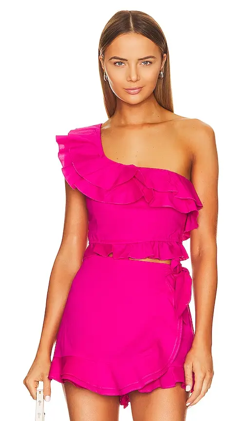 Show Me Your Mumu x REVOLVE Leni Ruffle Top
