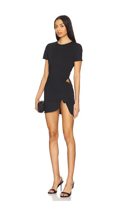 Mother of All Carla Cutout Flower Mini Dress