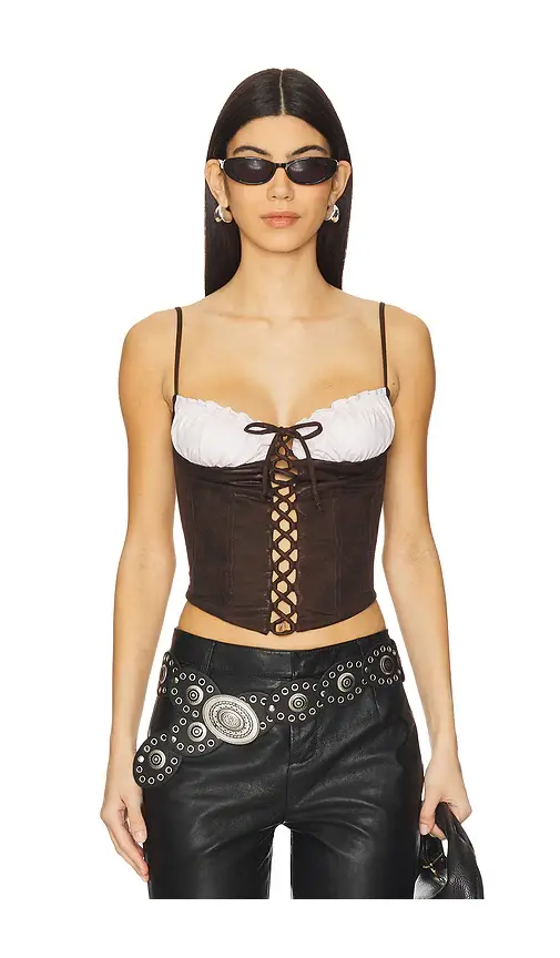 Frankies Bikinis X Bella Hadid Ranch Top