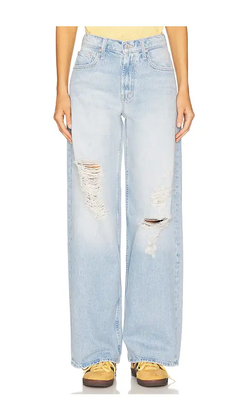 Mother The Spinner Zip Sneak Jeans