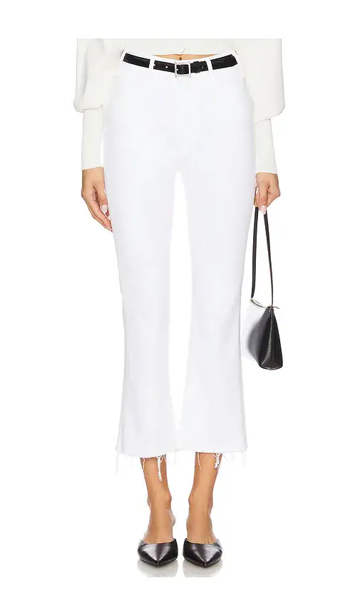 MOTHER Petite Lil'Hustler Ankle Fray Jeans | Image 1 MOTHER Petite Lil'Hustler Ankle Fray Jeans | Image 1