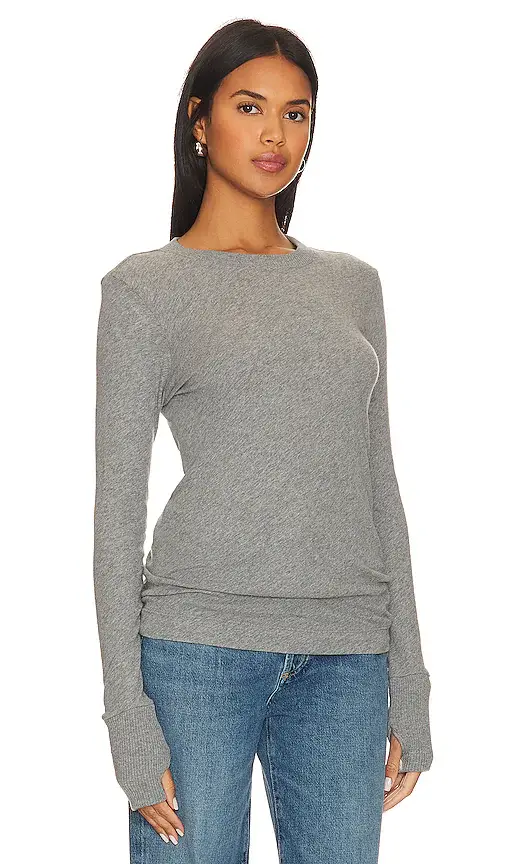 ENZA COSTA Cashmere Easy Cuffed Crew | Thumbnail 2 ENZA COSTA Cashmere Easy Cuffed Crew | Thumbnail 2