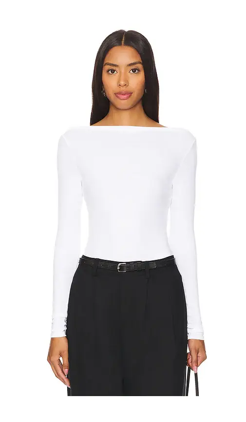 Enza Costa Silk Knit Boat Neck | Image 1 Enza Costa Silk Knit Boat Neck | Image 1
