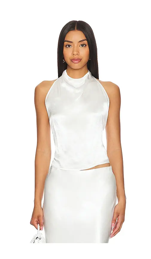 Enza Costa Satin Halter | Image 1 Enza Costa Satin Halter | Image 1