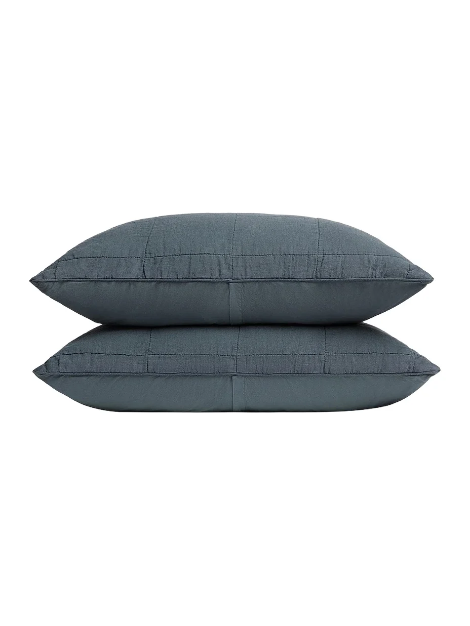 Parachute Linen Box Quilted Sham Set