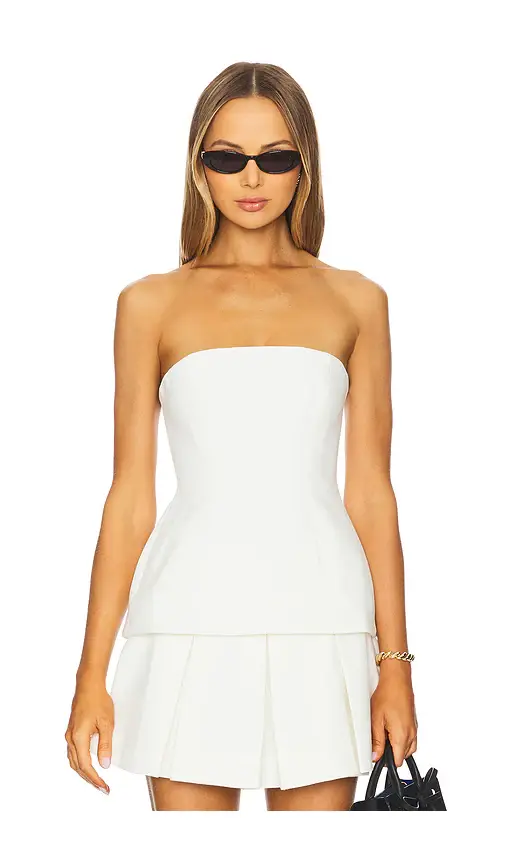 Bardot Helenia Longline Strapless Top