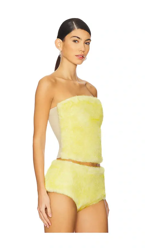 CULTNAKED Power Faux Fur Bandeau Top | Thumbnail 2 CULTNAKED Power Faux Fur Bandeau Top | Thumbnail 2