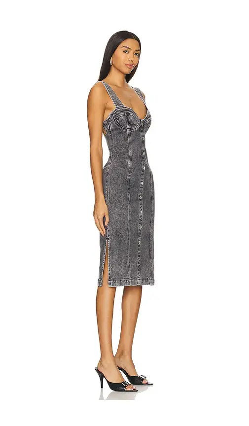 Moschino Jeans Stretch Denim Dress | Thumbnail 2 Moschino Jeans Stretch Denim Dress | Thumbnail 2