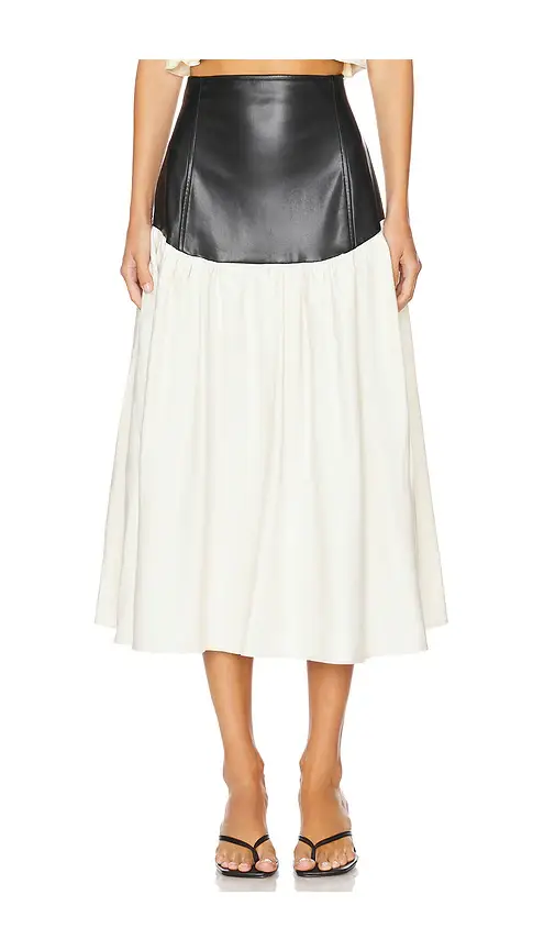 WeWoreWhat Drop Waist Midi Skirt | Image 1 WeWoreWhat Drop Waist Midi Skirt | Image 1