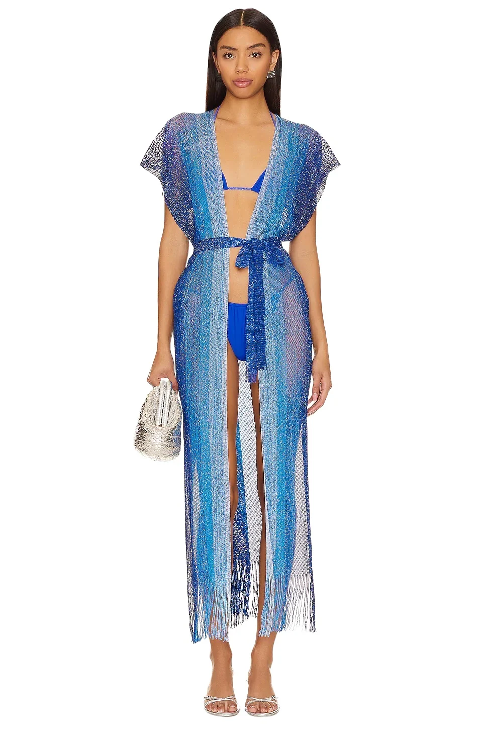 Luli Fama Ocean Queen Long Caftan
