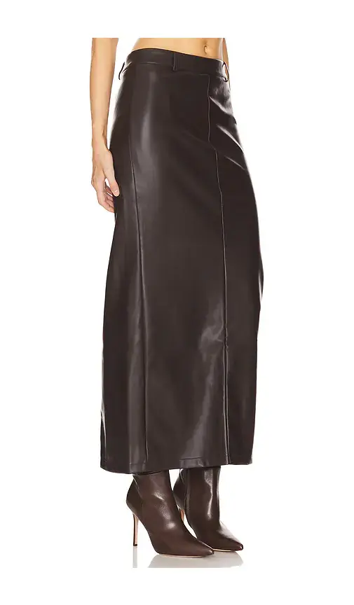 ALL THE WAYS Kayla Faux Leather Skirt | Thumbnail 2