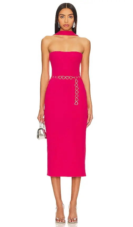 Lovers and Friends Dominique Midi Dress | Image 1 Lovers and Friends Dominique Midi Dress | Image 1