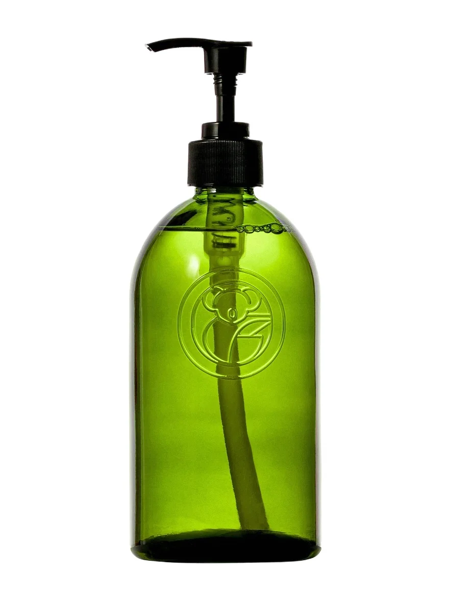 Koala Eco Green Apothecary Glass Pump Bottle