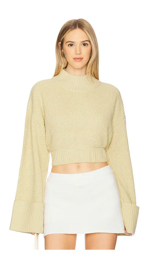 WeWoreWhat Cropped Turtleneck Sweater | Image 1 WeWoreWhat Cropped Turtleneck Sweater | Image 1